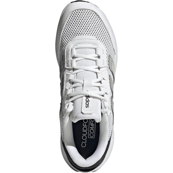⚡Adidas Men's White/Grey/Black Imported Rubber Lace Closure Fashion Sneaker - Picture 5 of 7